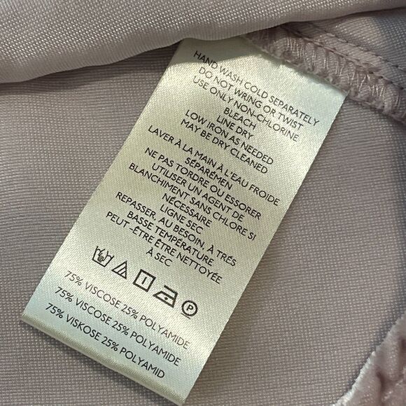 ~ NEW* Anthropologie Lg Tilda Strapless Top Velvet, Lt Mauve Muted Grayish Blush - Picture 14 of 15